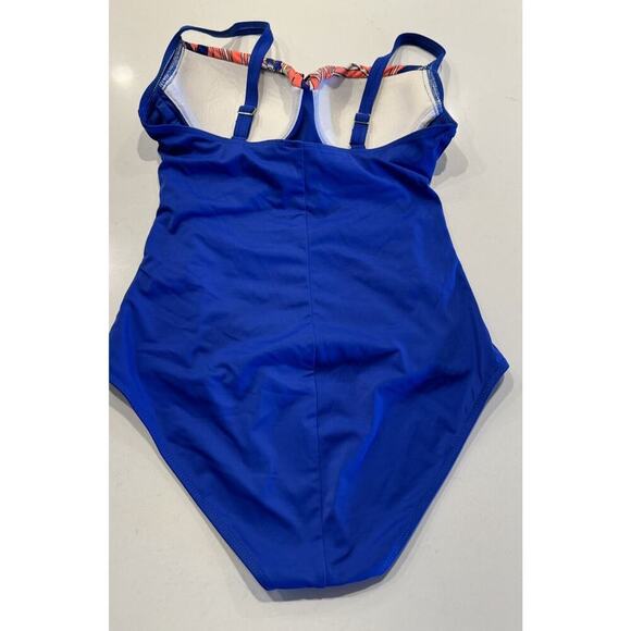 Sol De Abril Size 38 Colorful One Piece Bathing Suit Floral Underwire Tropical - Picture 3 of 6